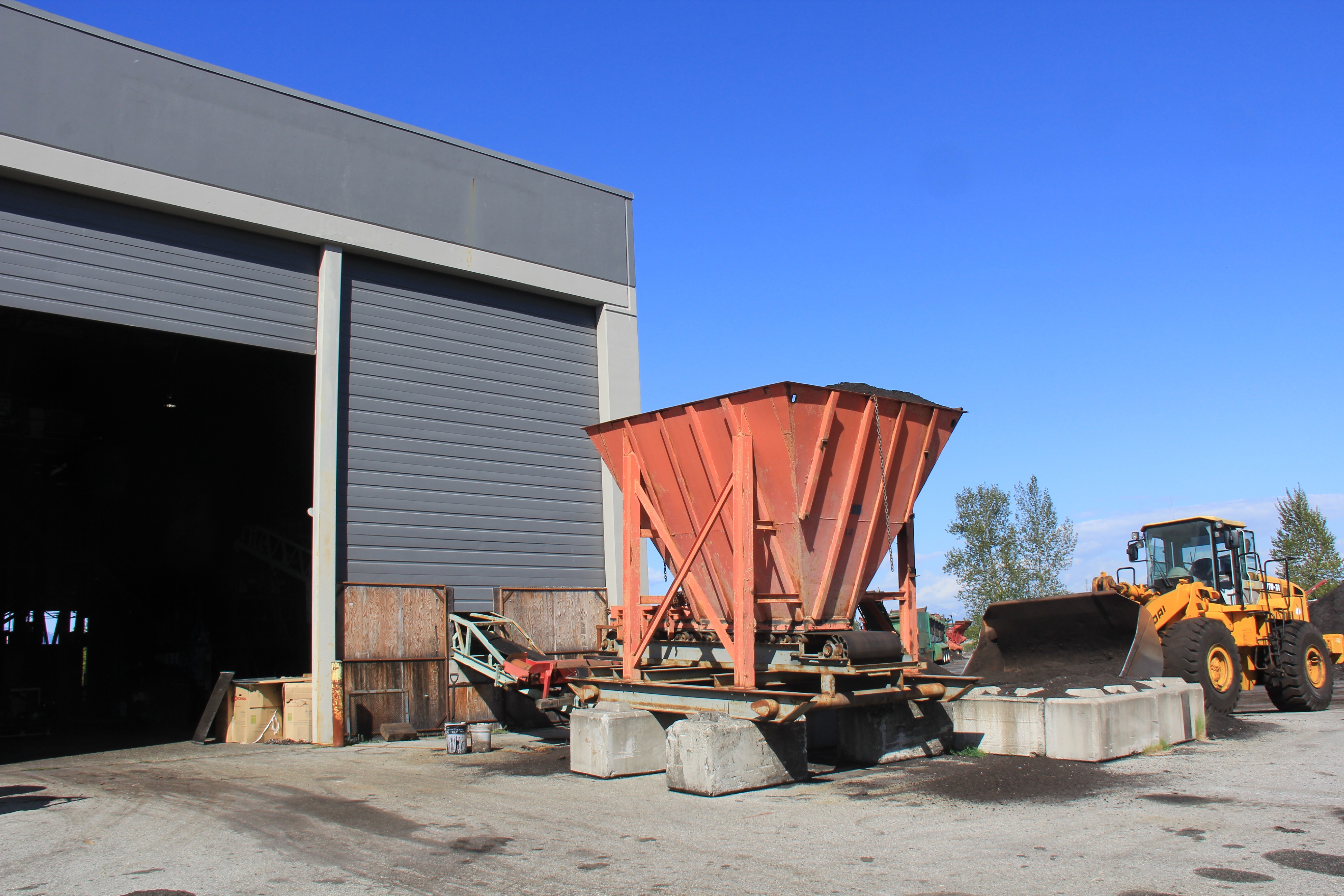 Loader and Shingle Hopper